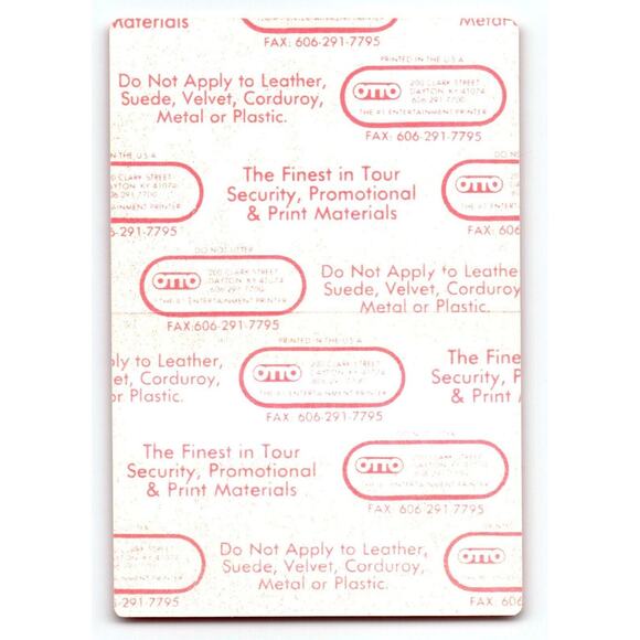 Styx Edge Of The Century Backstage Pass Original 1990 Pop Rock Event After Show - Picture 2 of 2